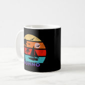 Mug Nonno Retro Sunset Ocean Grand-père (Devant gauche)