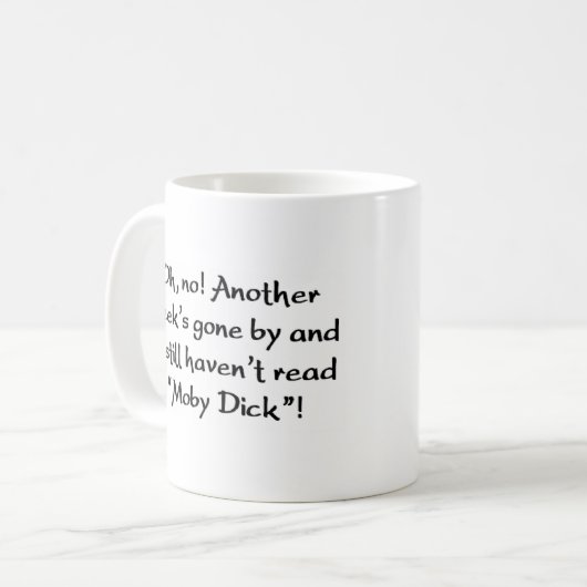 Mug n'ont pas lu "moby dick" (Devant gauche)