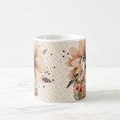 Mug Nook d'oiseaux en fleurs rustiques (Centre)