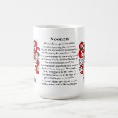 Mug Noonan, l'origine, la signification et la crête (Centre)