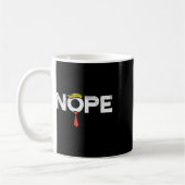 Mug Nope anti-Trump Cravate rouge perruque Stop Donald (Gauche)