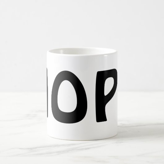 Mug Nope de café (Centre)