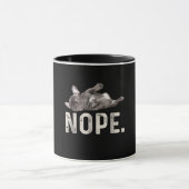 Mug Nope Lazy French Bulldog Amoureux des chiens Cadea (Centre)