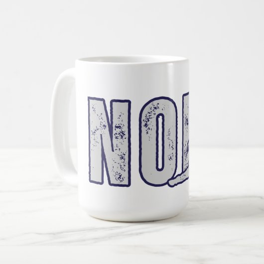 Mug NOPE – Minimal Funny Mood Coffee Cup (Devant gauche)