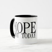 Mug Nope pas aujourd'hui (Devant gauche)