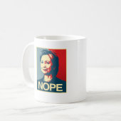 Mug NOPE - Poster anti-Hillary - - Anti-Hillary - (Devant gauche)
