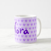 Mug Nora en violet (Devant droit)