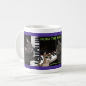 Mug Nora le chat de piano (Devant gauche)