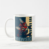 Mug Nora le chat de piano - Posterized (Gauche)