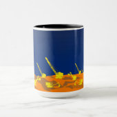 Mug Nord-Ouest, grue et lunette, art INGÉNIEUR OPÉRATI (Centre)