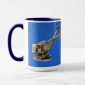 Mug Nord-Ouest grue et lunette Équipement lourd Antiqu (Gauche)