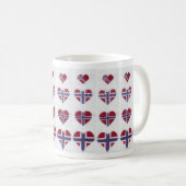 Mug Nordic norvégien Norvège de point de croix de (Devant droit)