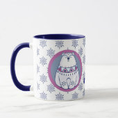 Mug Nordique Style Snowman et Ours Polaire Personnalis (Gauche)