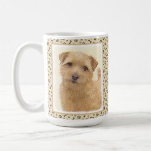 Mug Norfolk Terrier Painting - Art original du chien
