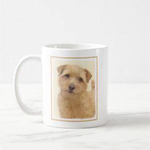 Mug Norfolk Terrier Painting - Art original du chien