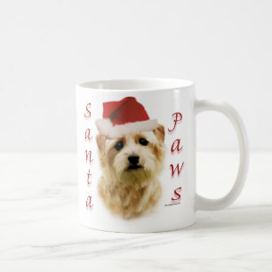 Mug Norfolk Terrier Père Noël Paws