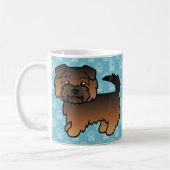 Mug Norfolk Terrier poil grizzle (Gauche)