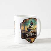 Mug Norfolk, Virginie | Vintage (Devant droit)