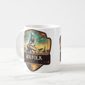 Mug Norfolk, Virginie | Vintage (Devant gauche)