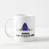 Mug Normal Est Mon État D'Esprit Bell Courbe Geek Humo (Gauche)
