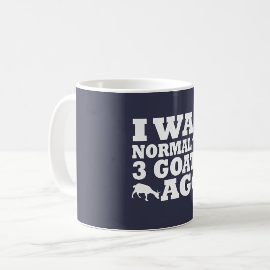 Mug Normale il y a 3 chèvres (Devant gauche)