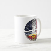 Mug Normandie Français France Arbre Drapeau (Devant droit)