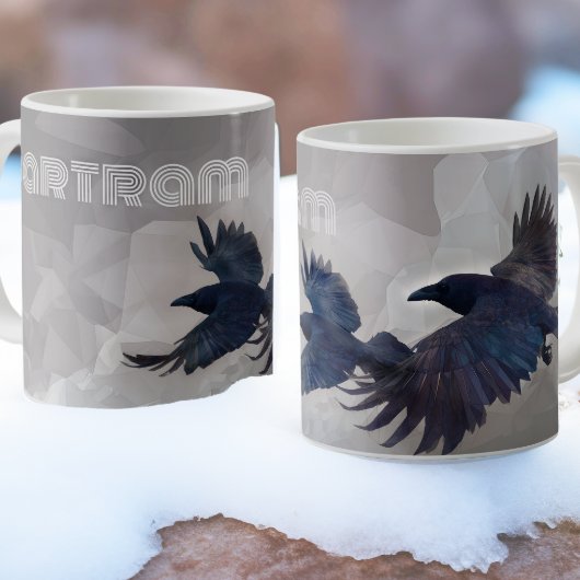 Mug Norse Ravens Mythology Art - Huginn & Muninn -