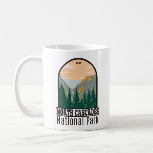 Mug North Cascades National Park Washington Vintage (Gauche)