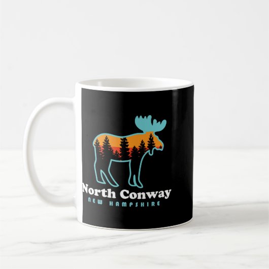 Mug North Conway New Hampshire Moose Mountains (Gauche)