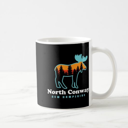 Mug North Conway New Hampshire Moose Mountains (Droite)