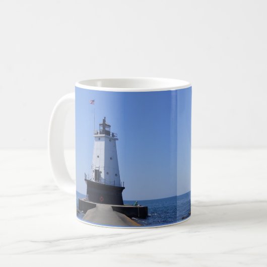 Mug North Pierhead Lighthouse, Ludington, MI (Devant gauche)