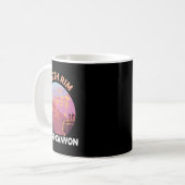 Mug North Rim Grand Canyon I Hiked The Grand Canyon Ou (Devant gauche)