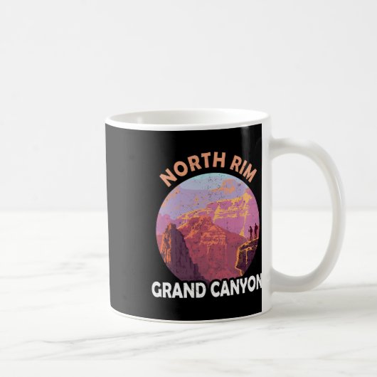 Mug North Rim Grand Canyon I Hiked The Grand Canyon Ou (Droite)