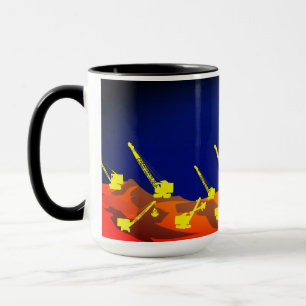 MUG NORTHWEST CRANE ET SHOVEL OPÉRATEUR ART