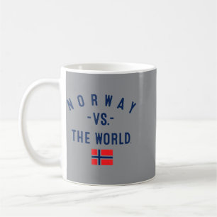 Mug Norvège Citation Drôle Drapeau Norvégien Fier Norv