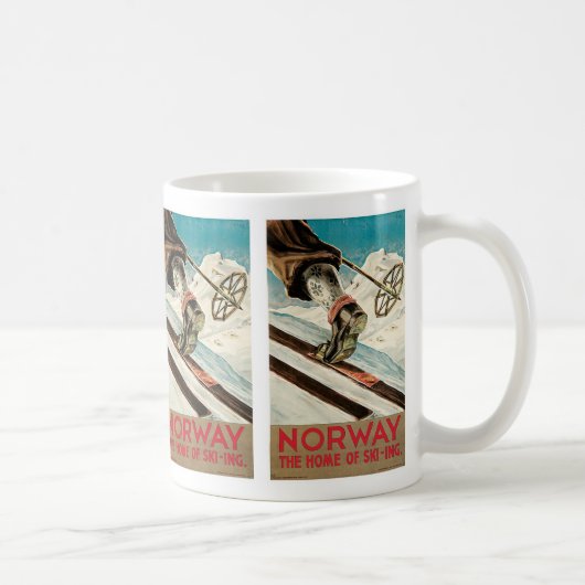 Mug Norvège ~ La maison du ski (Droite)