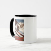 Mug Norvège - La maison du ski (Devant gauche)