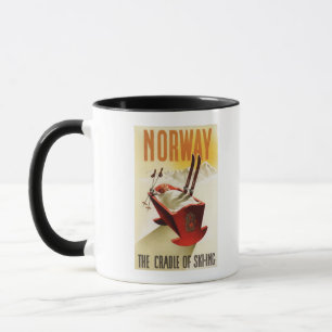 Mug Norvège - Le berceau du ski