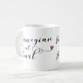 Mug Norvégien À Heart Mug, Norvège (Devant gauche)