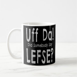 Mug Norvégien Sujet Uff Da Quelqu'Un A Dit Lefse