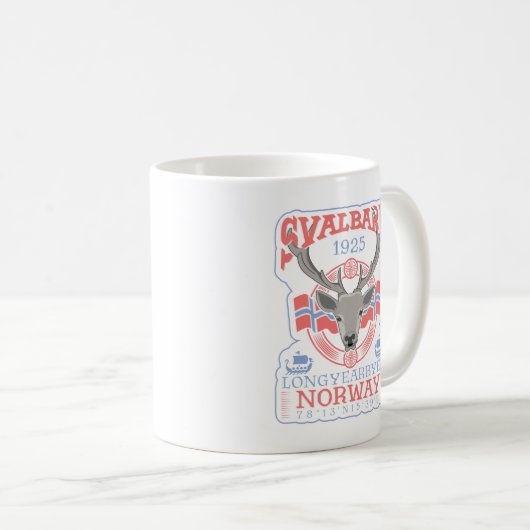 MUG NORWAY SVALBARD LONGYEARBYEN - SVALBARD REINDEER (Devant droit)