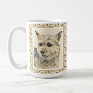 Mug Norwich Terrier Peinture - Cute Original Dog Art