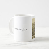 Mug Norwood, MA Carte Vintage 1882 (Devant gauche)