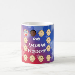 Mug "Nos présidents américains" avec le clown d'atout