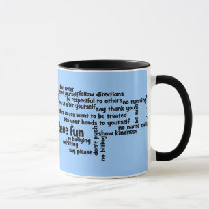 Mug Nos règles de classe scolaire