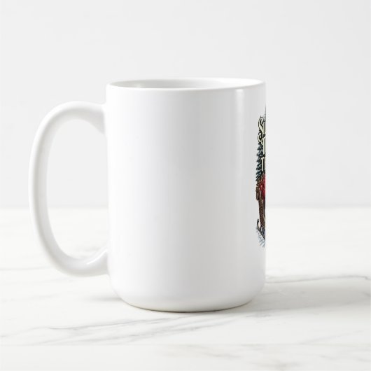 Mug Nostalgic Santa T-Shirt, Snowy Woods Passage (Gauche)