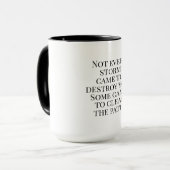 Mug Not Every Storm | Inspiring Quote (Devant gauche)