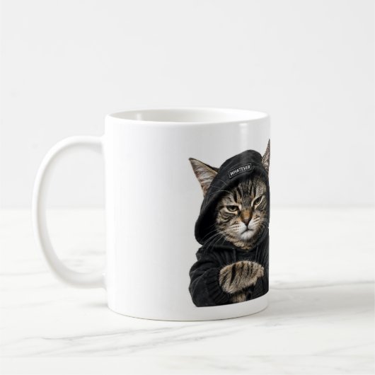 Mug Not Today, Human – Funny Grumpy Cat (Gauche)
