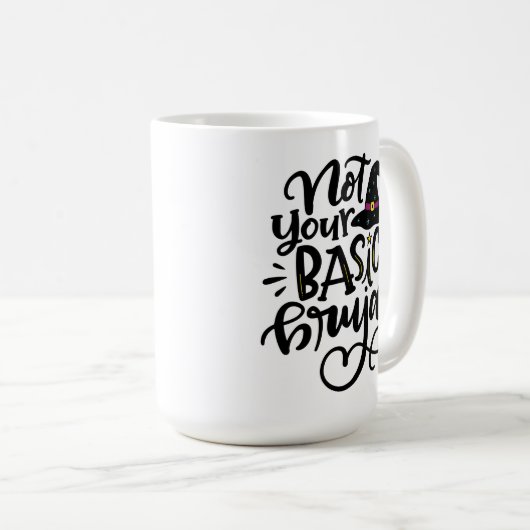 Mug Not Your Basic Bruja, Spanglish (Devant droit)