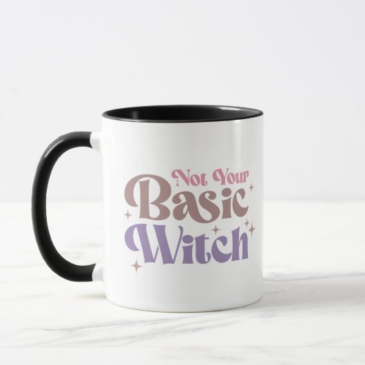 Mug Not Your Basic Witch Halloween (Gauche)